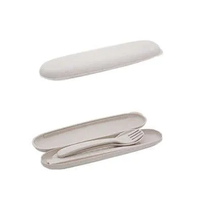 Eco Friendly Wheat Straw Portable Travel Cutlery Set