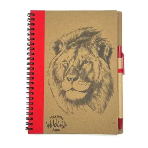 Eco Notebook & Pen Lion - A5