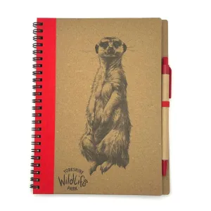 Eco Notebook & Pen Meerkat - A5