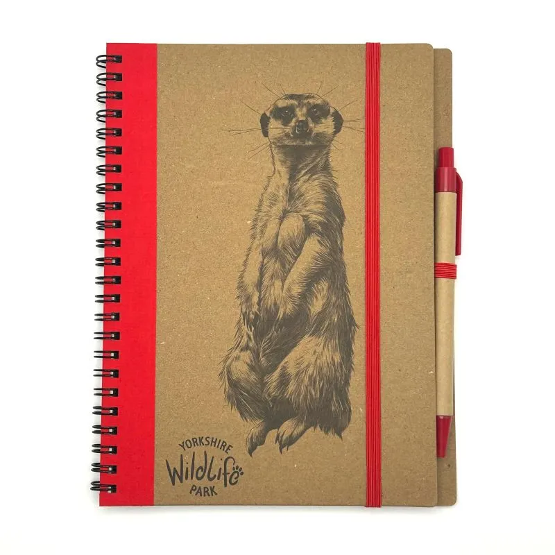 Eco Notebook & Pen Meerkat - A5