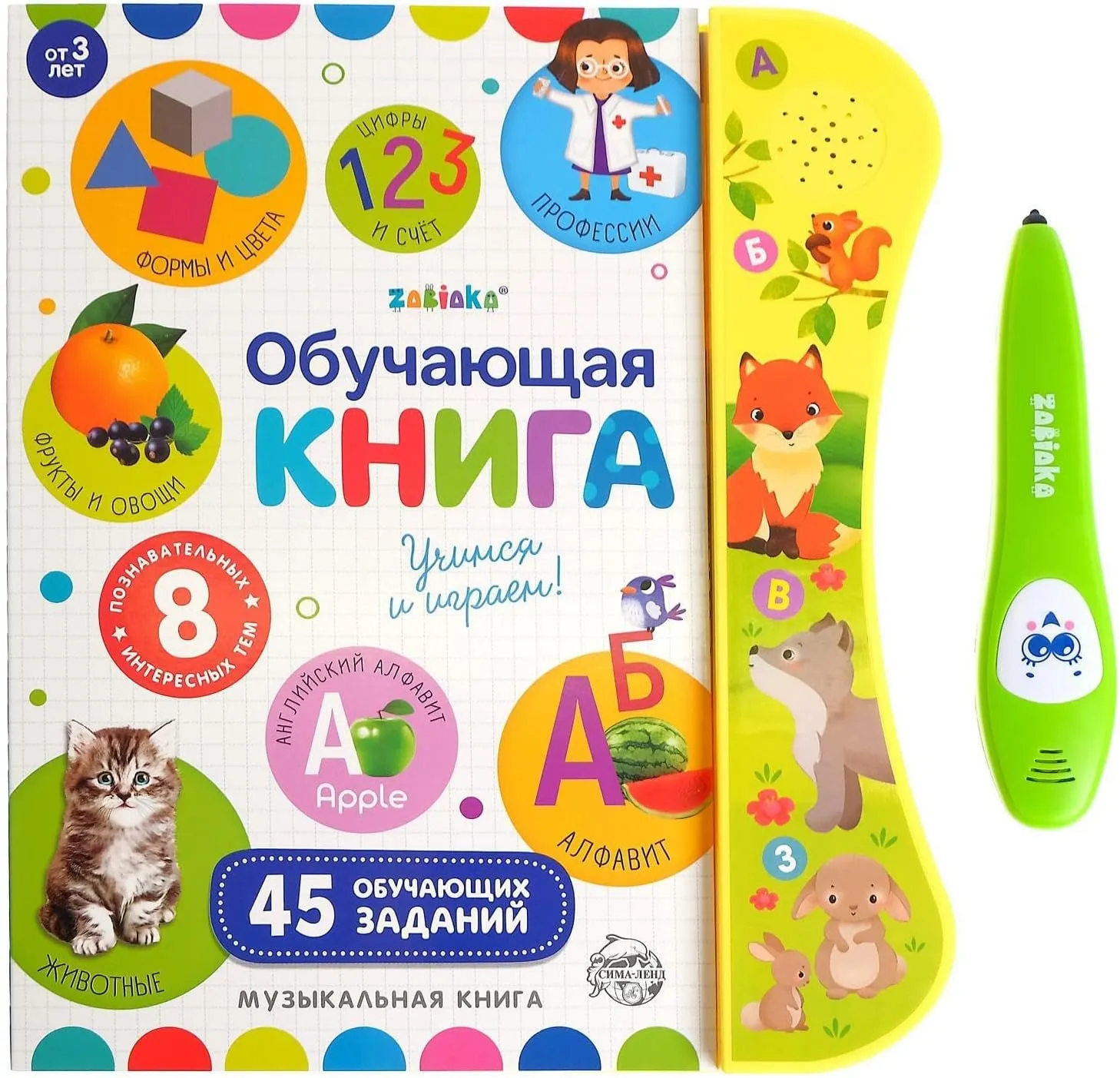 Electronic Reading Pen to Learn Russian Alphabet - Picture Dictionary English Russian - Learning English Flash Cards