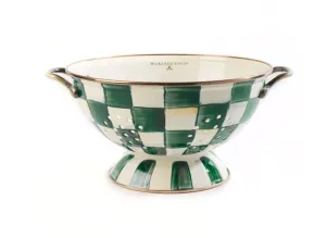 emerald check large colander