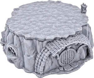 EnderToys Halfling Hole by Printable Scenery, 3D Printed Tabletop RPG Scenery and Wargame Terrain 28mm Miniatures