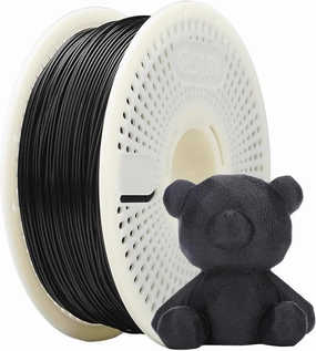 eSUN PLA  Refilament 1.75mm and Upgarded eSpool  Set, Reusable and Removable Filament Spool Replacement with 3D Printer Refill PLA Plus,Black