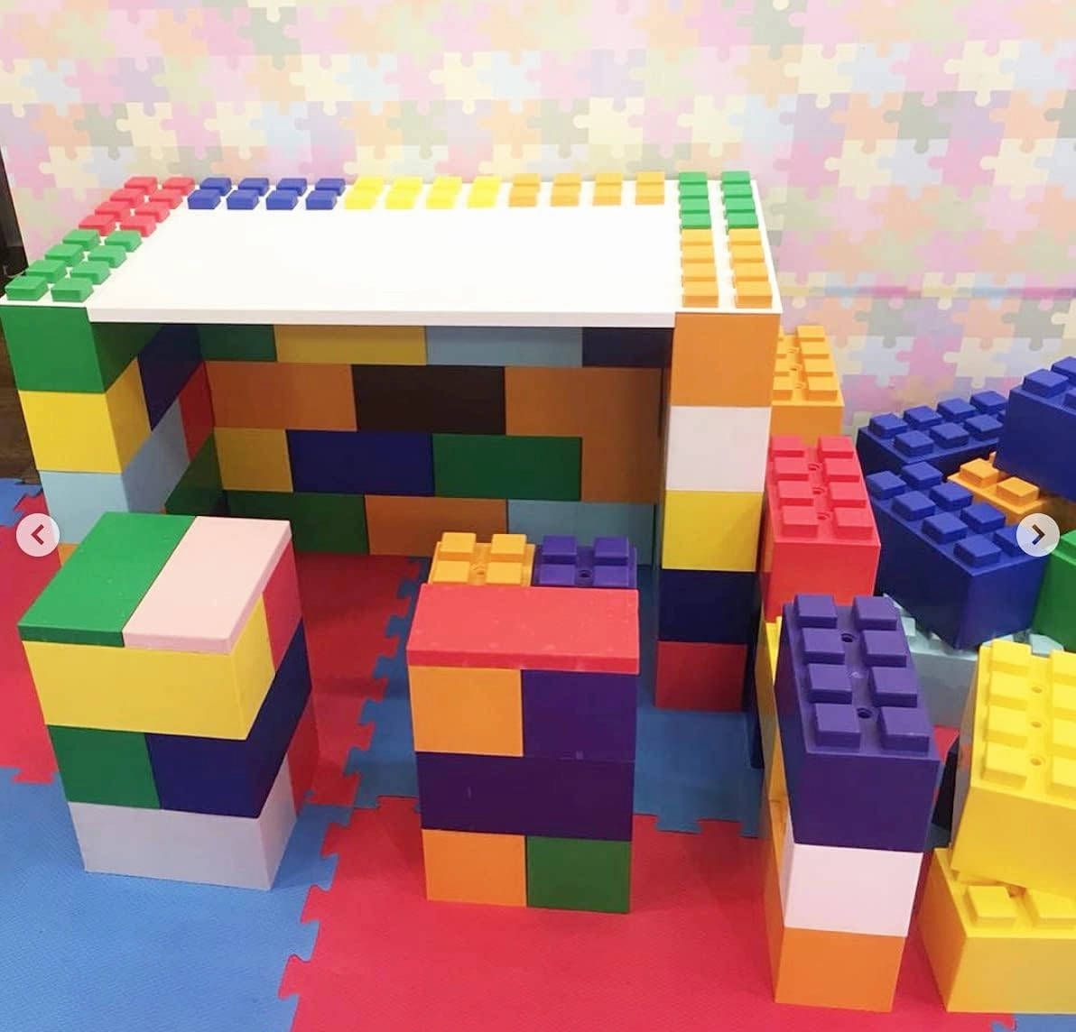 EverBlock Single Color Combo Pack | Giant Building Blocks | Easy to Connect & Reuse | Indoor & Outdoor Use | Build Displays & Structures | Multicolored