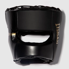 Everlast Elite 2 Headgear Black/Gold Training Sparring Protection