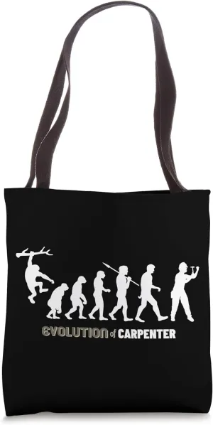 Evolution Of Carpenter Tote Bag