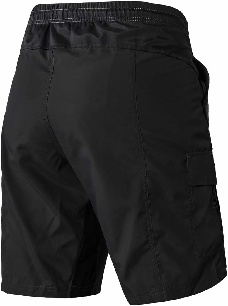 EZRUN Men's 3D Padded Mountain Bike Shorts Lightweight MTB Cycling Shorts