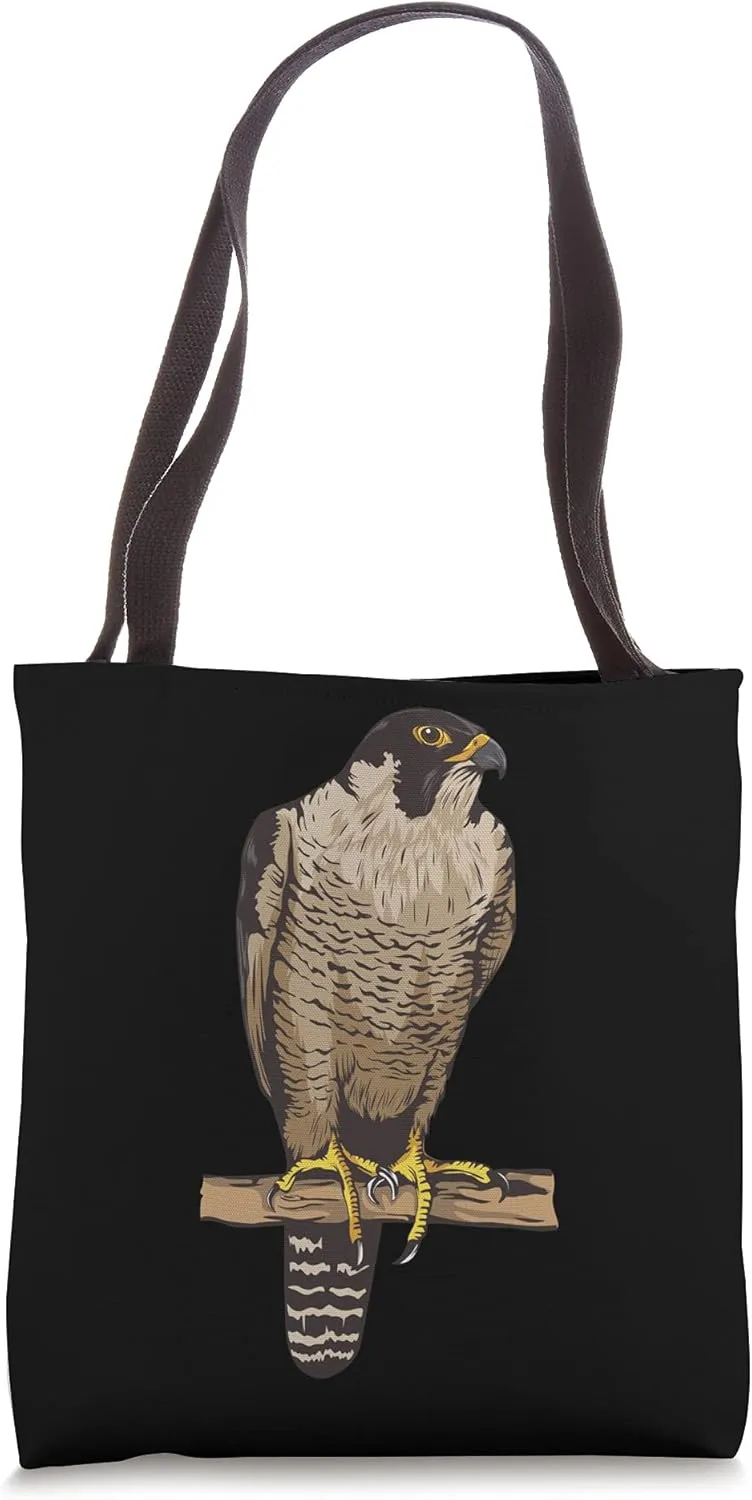 Falcon Art Design Illustration Falconer Falconry Falcon Tote Bag