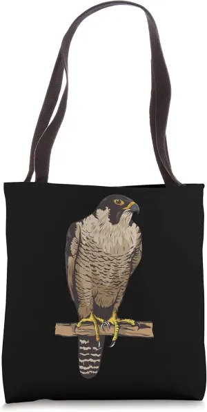 Falcon Art Design Illustration Falconer Falconry Falcon Tote Bag