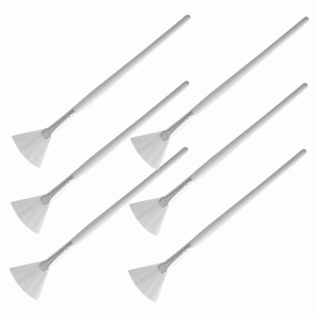 Fan Mask Brush Set 6pcs Face Mask Applicator Perfect for Facials Travel-friendly
