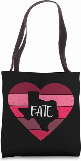 Fate, TX | Hometown Cities Texas Souvenir Tote Bag