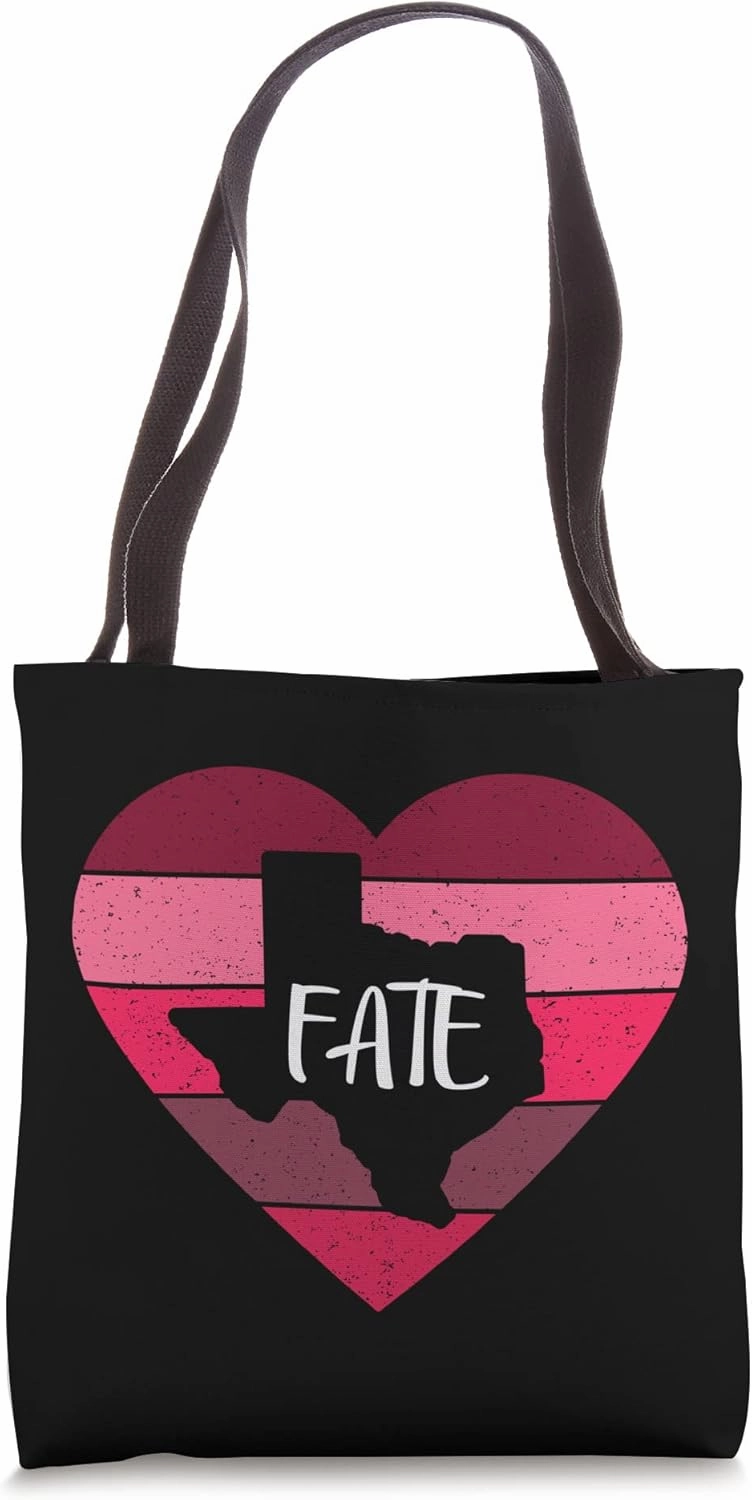Fate, TX | Hometown Cities Texas Souvenir Tote Bag