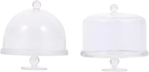 FAVOMOTO 10pcs Miniature Cake Stands Display Risers for Dollhouses Adorable Cake Domes for Boys and Girls Toys Compact Accessories for Creative Play