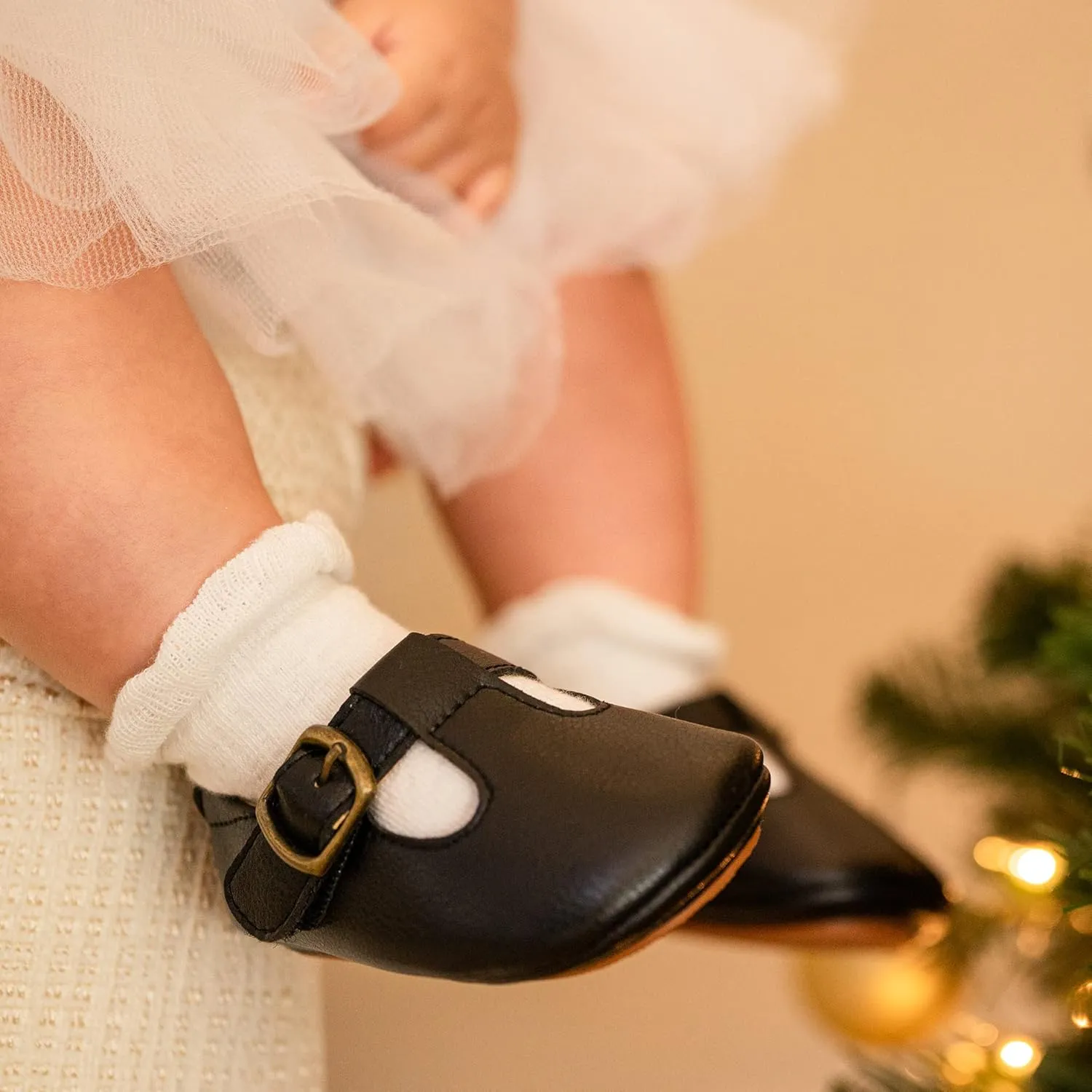 Felix & Flora Soft Sole Baby Shoes - Infant Baby Walking Shoes Moccasinss Rubber Sole Crib Shoes