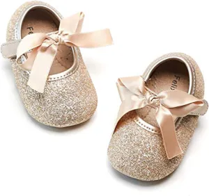 Felix & Flora Soft Sole Baby Shoes - Infant Baby Walking Shoes Moccasinss Rubber Sole Crib Shoes