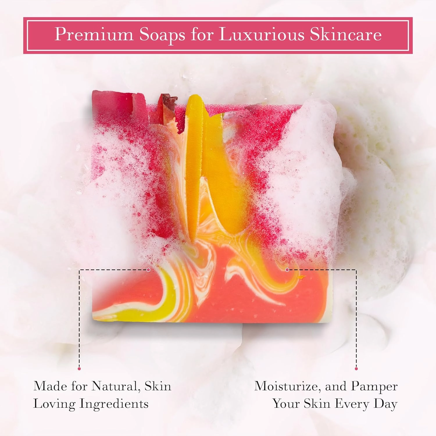 FinchBerry Season of Soap Gift Set - Handmade Seasonal Soaps - Cleanse & Moisturize with Olive, Shea Butter & Coconut Oil - Ideal for All Skin Types & SUMMER Gifting, Pack of 6 (4.5 oz Each)