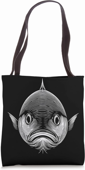 Fingerprint Style - Herring Dad Mom Tote Bag