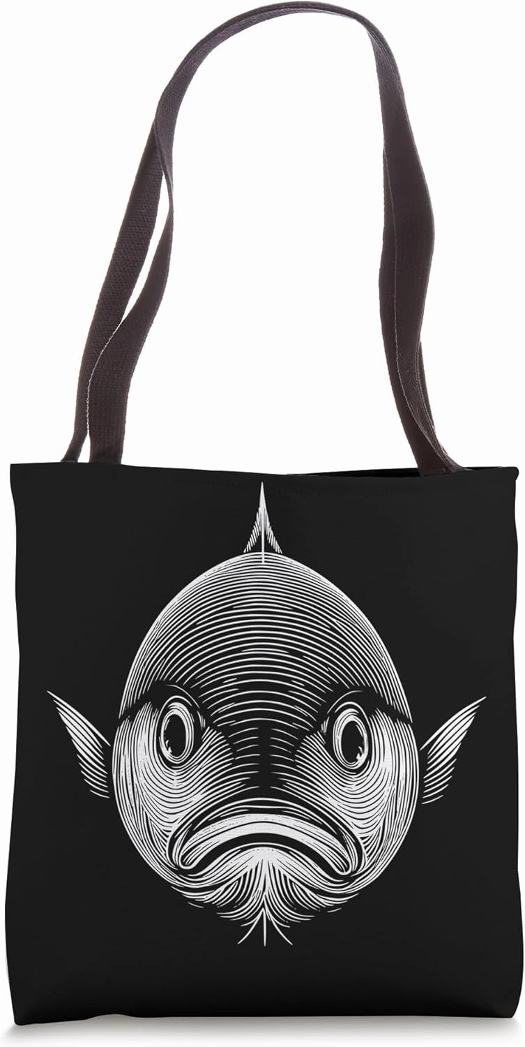 Fingerprint Style - Herring Dad Mom Tote Bag
