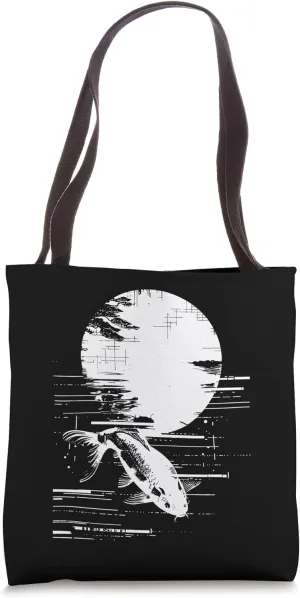 Fishing Drawing Fishery Tote Bag