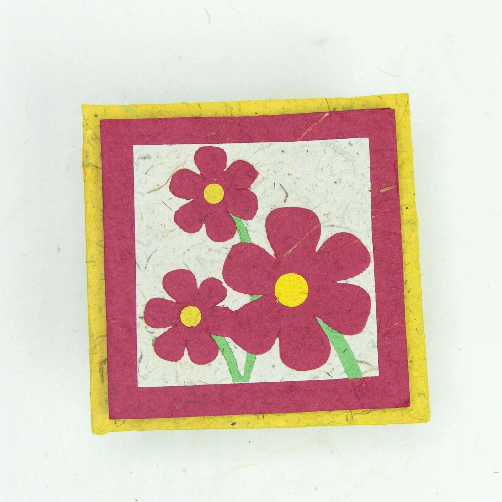 Flower Garden Themed Eco-friendly Greeting Cards - Custom Set of 5 - Make Your Own Set