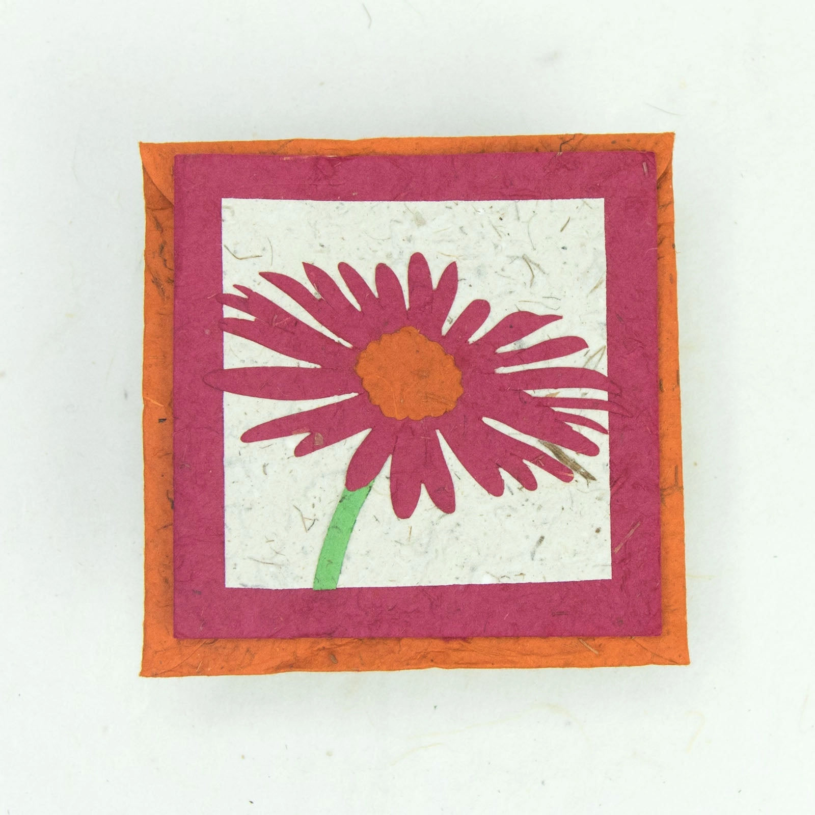Flower Garden Themed Eco-friendly Greeting Cards - Custom Set of 5 - Make Your Own Set