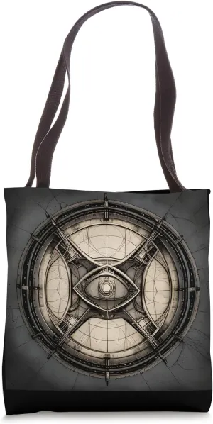Flying Saucer Spaceship plan drawing Tote Bag