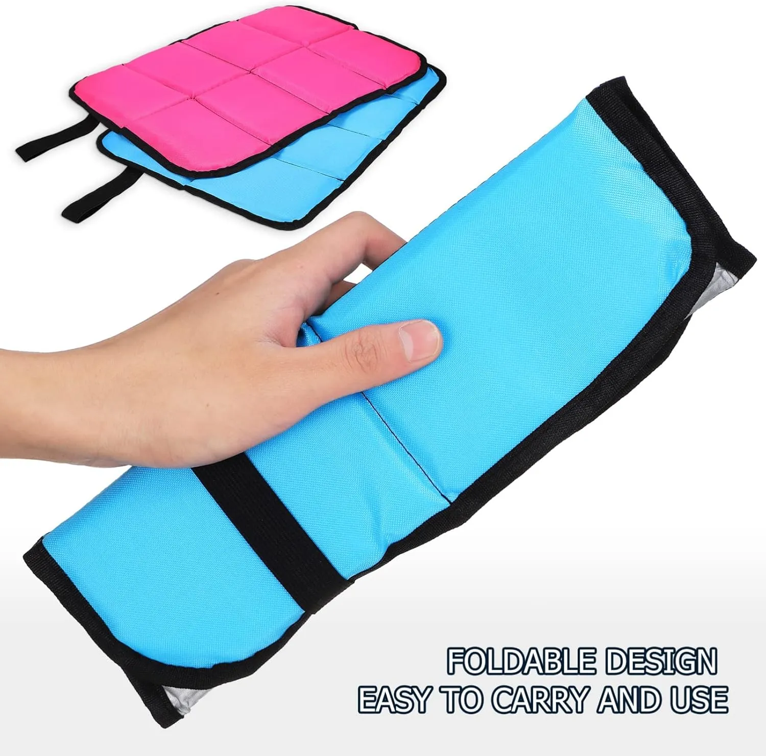 Foldable Outdoor Sitting Pads Cushions with Lining for Hiking Camping Beach and Events Lightweight Space