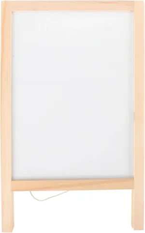 Food Kids Writing Pad Small Chalk Board Erasable Drawing White Children Whiteboard Wooden