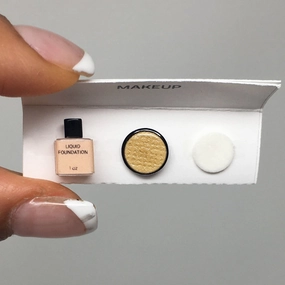 Foundation and Pressed Powder Set Dollhouse Makeup