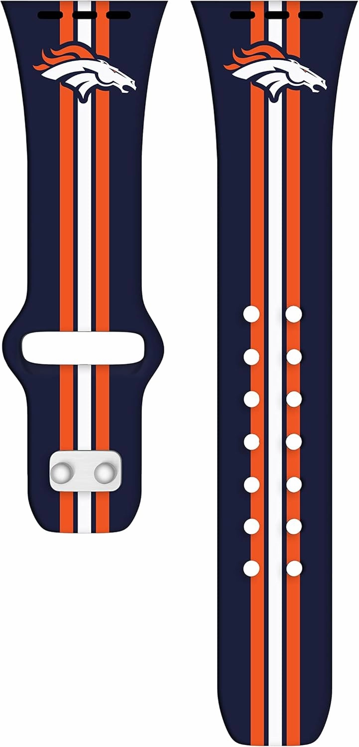 Game Time Denver Broncos HD Watch Band Compatible with Apple Watch