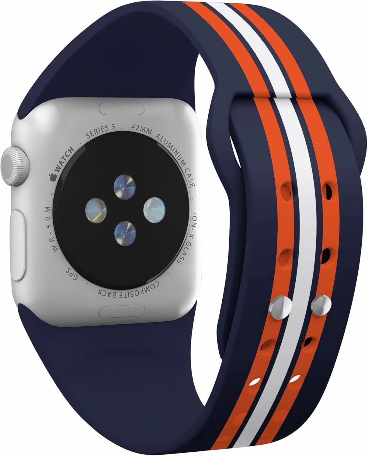 Game Time Denver Broncos HD Watch Band Compatible with Apple Watch