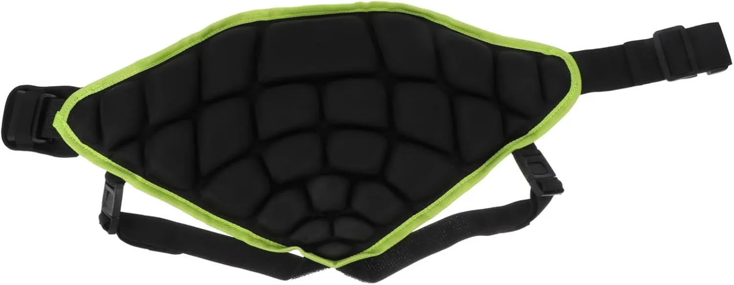 GANAZONO 1pc Professional Boy Girl Hip Protector Pad for Ice Skating Roller Skating Skiing Lightweight Cushion Elastic Lock Belt Black