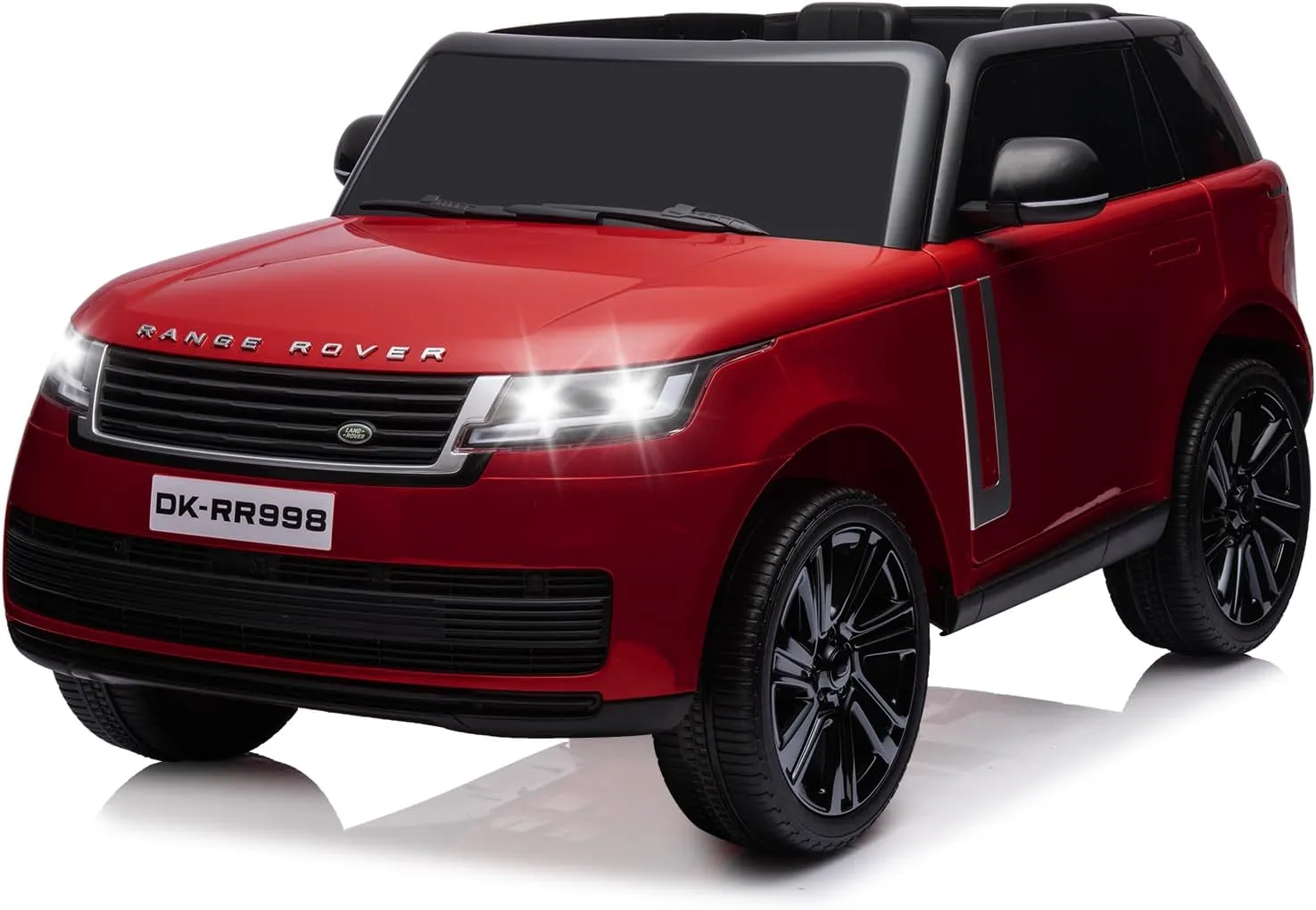GAOMON 24V 2-Seater Licensed Land Rover Ride On Car Toy w/Parent Remote Control, 3 Speeds, Wireless Music, MP3 Player, Electric Car for Kids Ages 37-95M,Wine Red