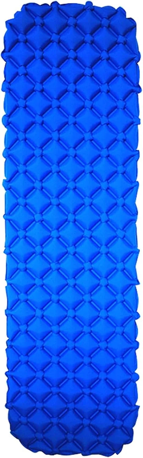 GaRcan Foldable Self Ultra Light Camping Inflating Sleeping Pad Camping Air Mattress Inflatable Sleeping Pad (Orange Ssleeping Pad 195x58x5cm (Blue Sleeping Pad 195x58x5cm)