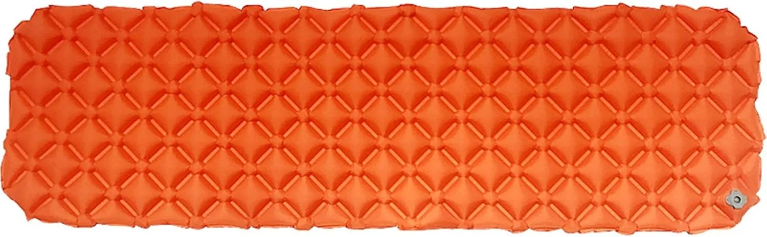 GaRcan Foldable Self Ultra Light Camping Inflating Sleeping Pad Camping Air Mattress Inflatable Sleeping Pad (Orange Ssleeping Pad 195x58x5cm (Blue Sleeping Pad 195x58x5cm)