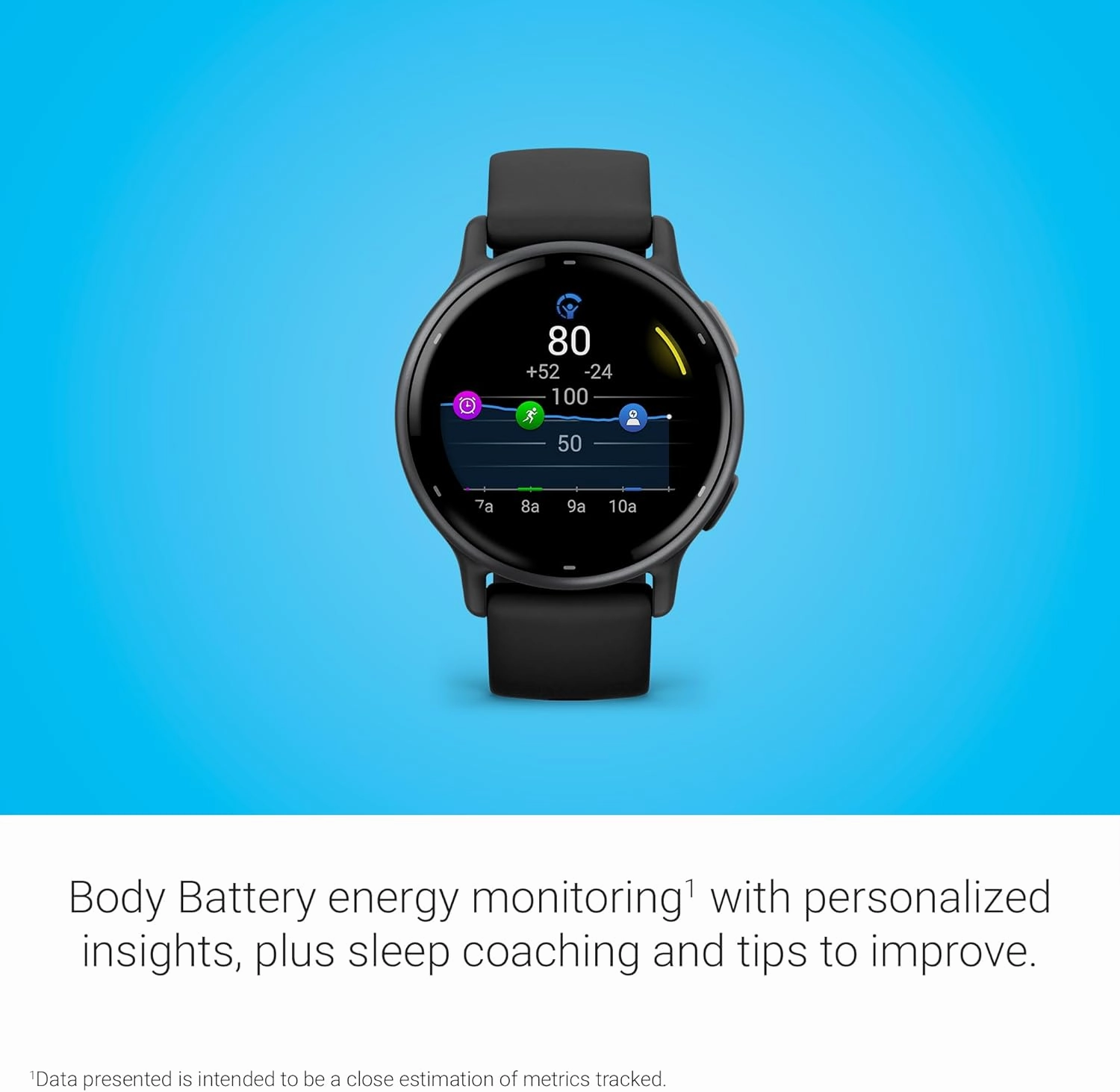 Garmin vívoactive 5, Health and Fitness GPS Smartwatch, AMOLED Display, Up to 11 Days of Battery, Black