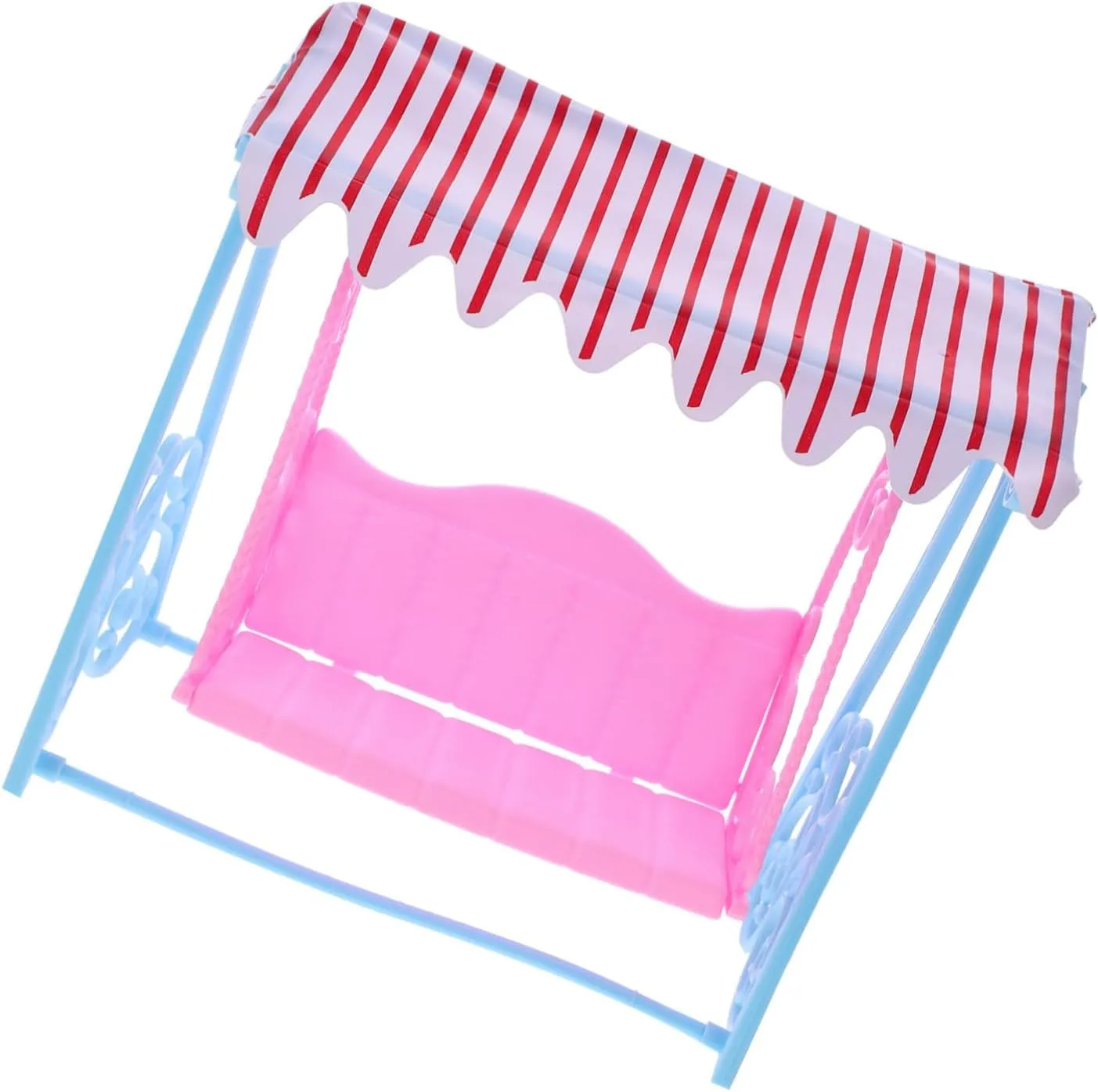 Garneck Miniature Doll Swing Sturdy DIY Swing for Dollhouse Decoration Micro Landscape Models Adornment for Realistic Play Experience