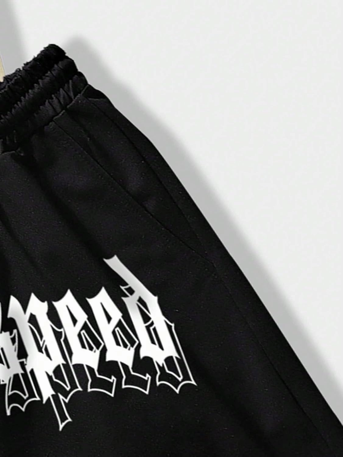 GORGLITTER Men's Shorts Set 2 Piece Outfits Graphic Tee and Drawstring Waist Track Shorts Set Streetwear