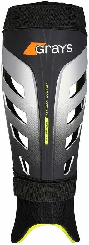 GRAYS G800 Shinguards Size: Small Black/Silver