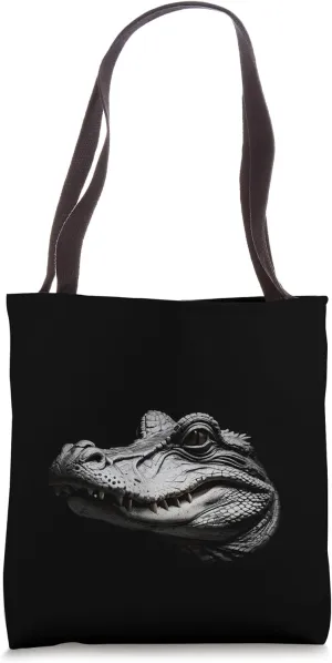 Great Florida Alligator Drawing Wetland Freshwater Reptile Tote Bag