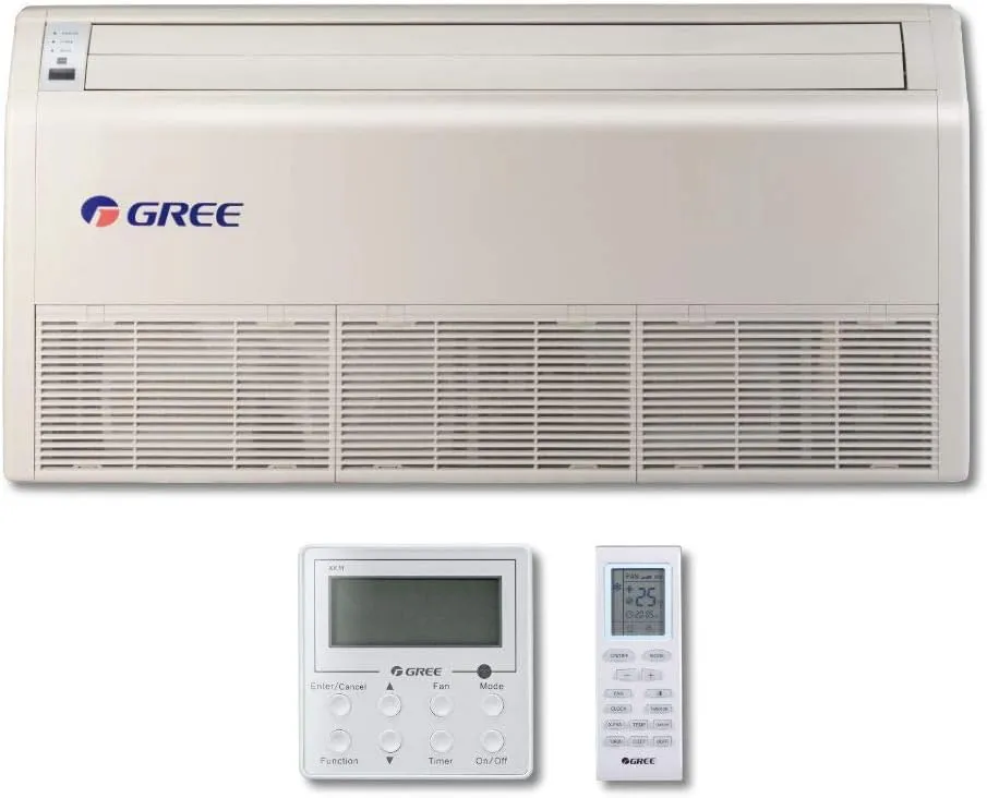 Gree 30,000 BTU Multi21  Dual-Zone Floor/Ceiling Mini Split Air Conditioner Heat Pump 208/230V SEER 21 (12-24)
