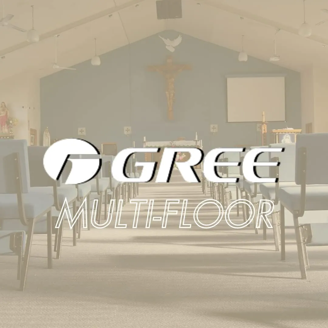 Gree 42,000 BTU Multi21  Dual-Zone Floor/Ceiling Mini Split Air Conditioner Heat Pump 208/230V SEER 21 (12-24)