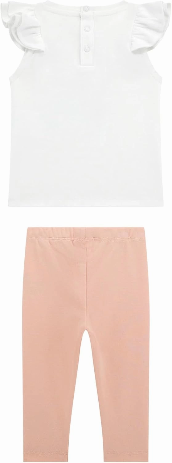 GUESS baby-girls Eco Short Sleeve T-shirt and Legging Set