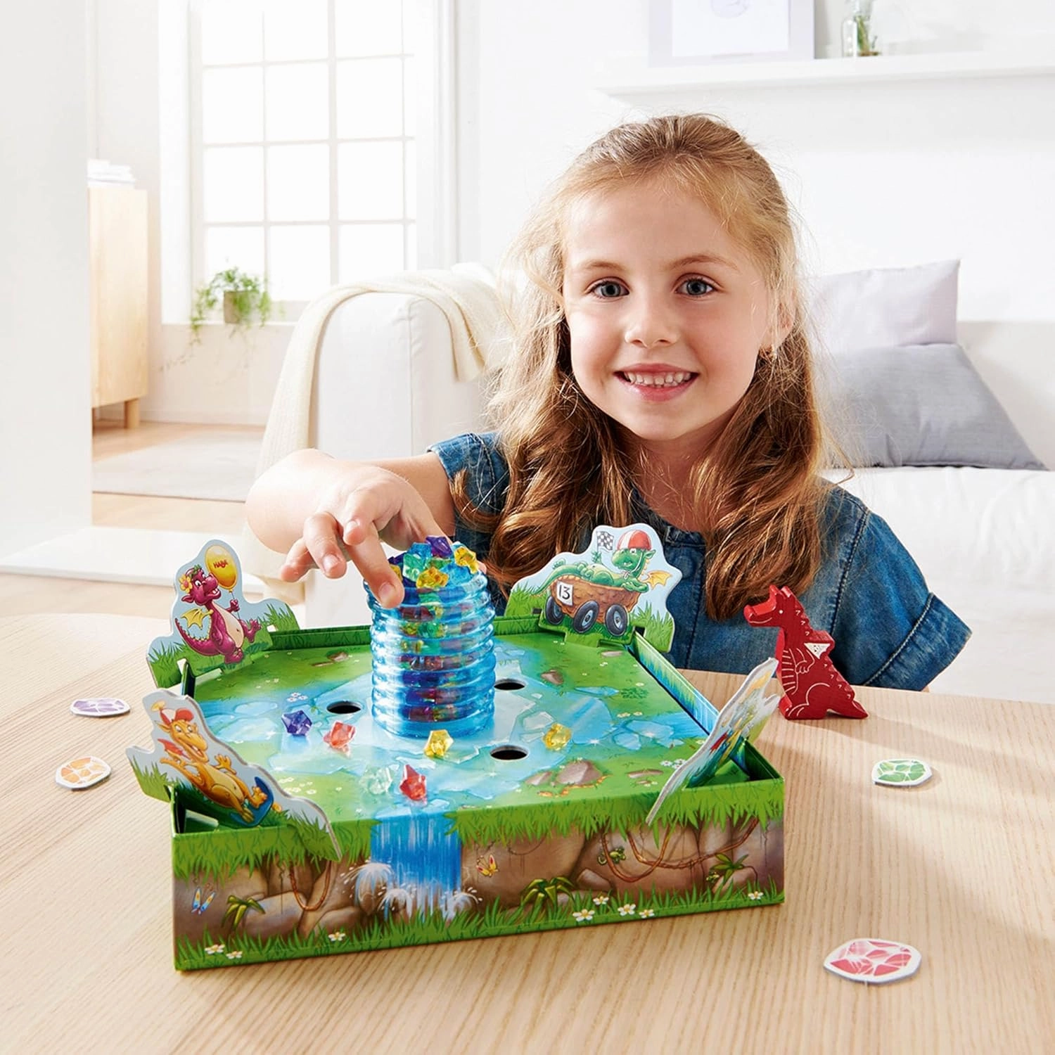 HABA Dragon's Breath Board Game - Award- Winning Board Games for Family Night and Exciting Tabletop Adventures for Dragon Fans Ages 5 and Up