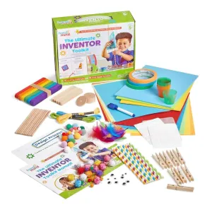 hand2mind Ultimate Inventor Toolkit, Ages 5 , Kids Inventing Kit, Ultimate Craft Kit, Science Projects for Kids, Engineering Toys for Kids, STEM Building Toys, Kids First Science Kit, STEM Activities