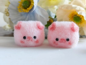 Handmade Squishy Cat Paw Toys, Chick Ultra Soft Squishy Fidget Toys , Cat Paw Squeeze Toys, Stress Relieving Fur Ball OPP Packaging Gifts (Set C)