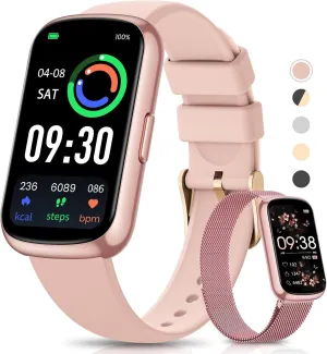 Health & Fitness Tracker, Smart Watches for Women with 24/7 Heart Rate,Sleep Tracker, 20  Sport Modes Fitness Watches for Women, Smart Watch for Phones, IP68 Step Tracker, Pedometer Watch, Gift