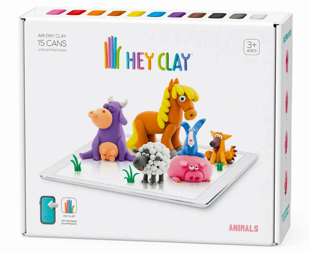 HEY CLAY - ANIMALS, 15 CANS