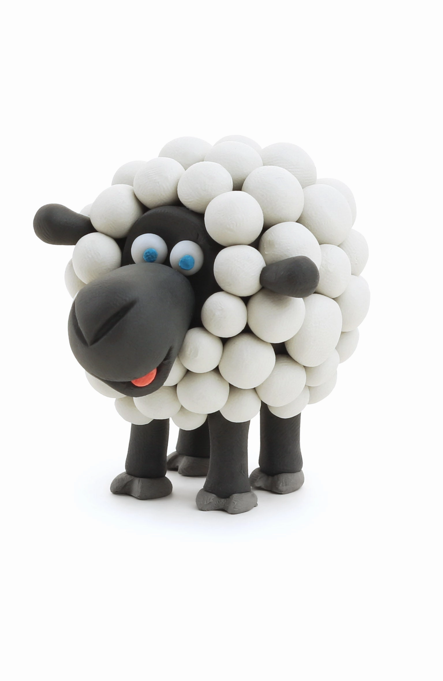 HEY CLAY - ANIMALS (COW, DOGGIE, SHEEP), 6 CANS